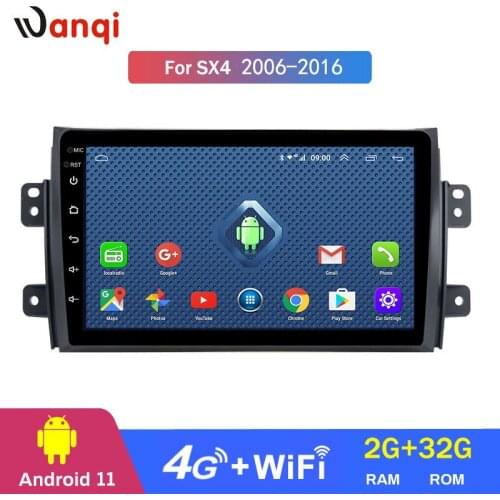 9 Inch Android 8.1 car dvd player For Suzuki SX4 2006 2007 2008 2009 2010 2011 2012- 2016navigation raido player
