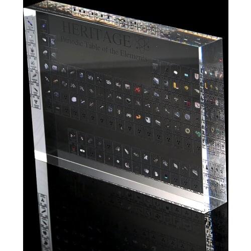 Acrylic Periodic Table Display with Elements Teacher Students Gifts Crafts Decor JS22