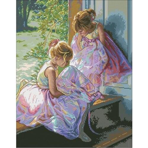 Ballet dream patterns Counted Cross Stitch 11CT 14CT 18CT DIYChinese Cross Stitch Kits Embroidery Needlework Sets