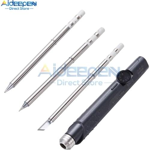 SH72 65W Mini Electric Soldering Iron Adjustable Temperature Portable Solder Welding Station DC 12V-24V Input 220-400 Degree