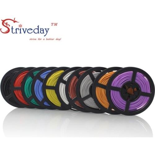 10 Meters 32.8ft 22AWG Flexible Silicone Rubber Wire Tinned Copper line RC Cable DIY with 10 colors to choose from
