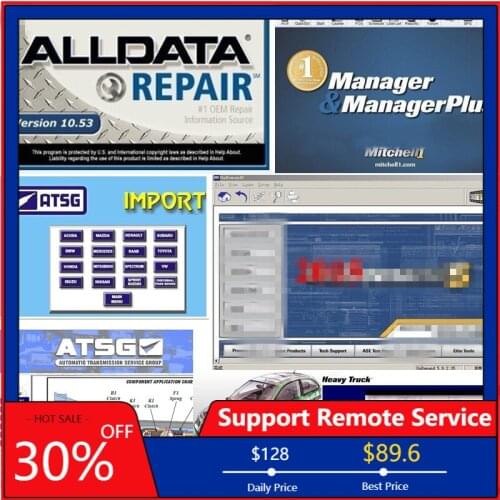 2021 Hot Alldata 10.53 Software Auto Repair Mit//chell OD5 Vivid Workshop Car Diagnostic All Data Tool Atsg Elsa 6.0 1TB HDD