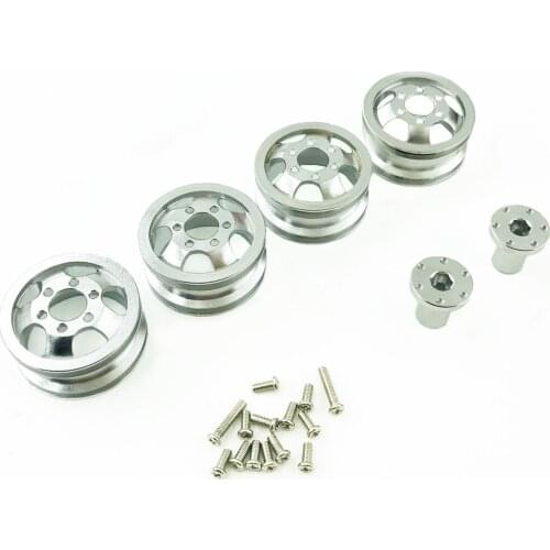 Metal Wheel Tire Hubs Long Connector Upgrade RC Car Parts For WPL 1:16 B14 B24 6WD B16 B36 JJR/C Q60 Q61 Repair Replacement