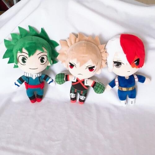 Anime My Hero Academia Midoriya Izuku Bakugou Todoroki Cute Plush Doll Toy Soft Stuffed Pillow Kids Gift 20cm