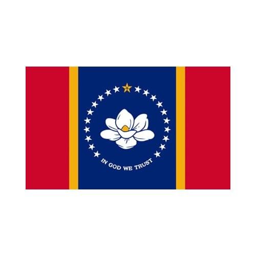 90x150 CM New Missippi flag For Decoration