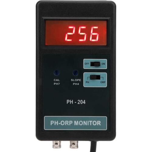 PH Monitor Digital LED Display PH/ORP Temperature Control Monitor Meter Tester Monitoring Equipment