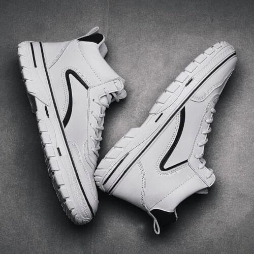 Sapato BOOTS gothic platform military winter mens punk high boots ANKLE work for spring man gumboots boty hombre skateboard de