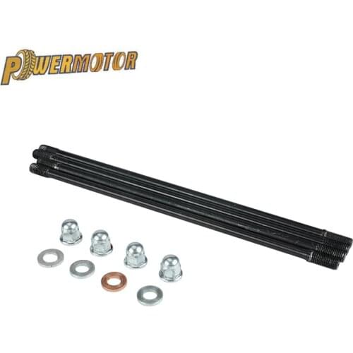 Motorcycle Engine Cylinder Head Studs Bolts Screw For Lifan 125 LF 125cc Horizontal Dirt Pit Bike ATV Quad Parts