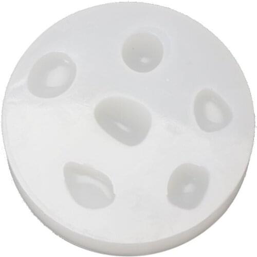 Silicone Mold Pebbles Irregular Stone DIY Resin Jewelry Pendant Charm Making