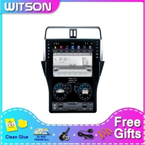 WITSON Android 9.0 Tesla Car DVD Multimedia Player For TOYOYA PRADO PLUS 2018 4G RAM 32GB ROM