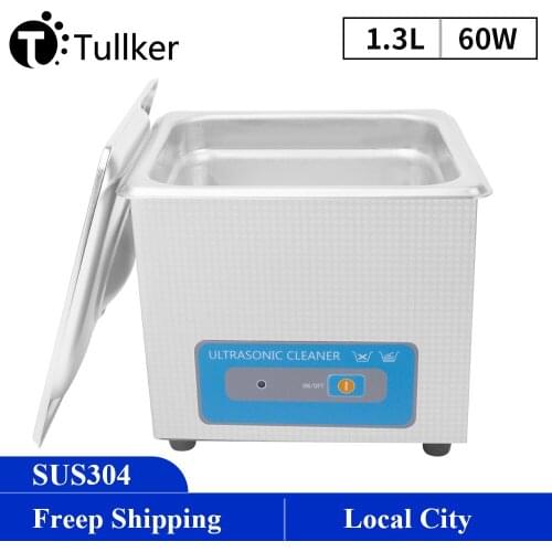 1.3L Portable Ultrasonic Cleaner Tank Circuit Board screw nut Oil Rust Degreasing Glassware Hardware Sonic Washer Bath