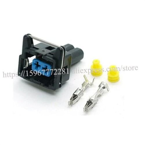 100SET DJ7021F-3.5-21 male Connector Terminal plug connectors jacket auto Plug socket 2 way female Connector Fuse box