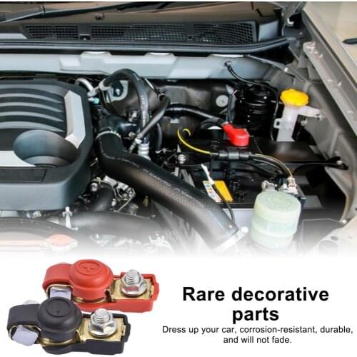 2PCS Car Battery Terminal Durable Battery Connector Car Ignition Car Battery Terminal Battery Terminal Car Interior Accessories
