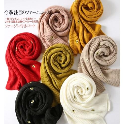 2019 Fashion Winter Scarves For Women Blanket Cashmere Soft Shawl Scarf Embroidered avocado Hair knitting Scarf Hot sale