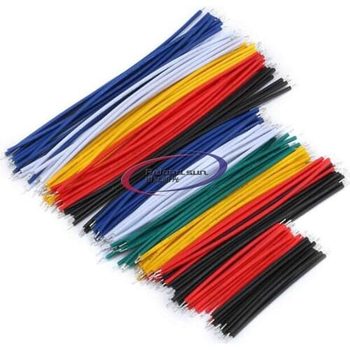 24 commonly used line package double headed tinned color connection line 5CM 8CM 10CM total of 13 kinds of each of the 10