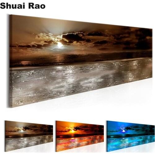 Clouds and Moon 5d diy Diamond Painting Landscape Diamond Embroidery set Mosaic Full Square round Rhinestones art