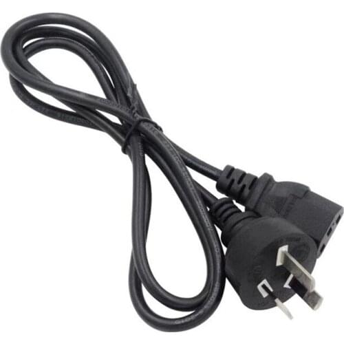 AU Australia Power Cable Cord 1.2m IEC C13 Angle Power Extension Cord For Desktop PC Computer Monitor TV Projector Cord