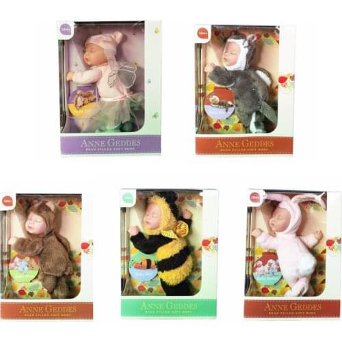 22Cm Kawaii Annegeddes Baby Dolls Simulation Baby Sleep Plush Doll Gift Anime Collection Cute Actie Figures Model Toys for Kids
