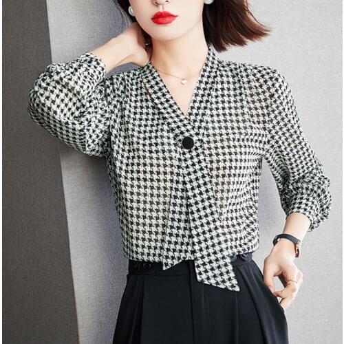 Женские рубашки в клетку LJSXLS China At AliExpress