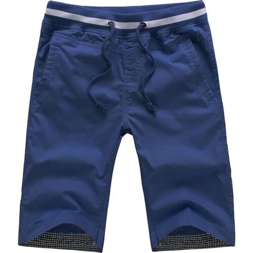 Male Fashion Cotton Beach Short Pants Candy Colors Plus Size 5Xl New 2021 Mens Summer Casual Shorts Men Straight Shorts