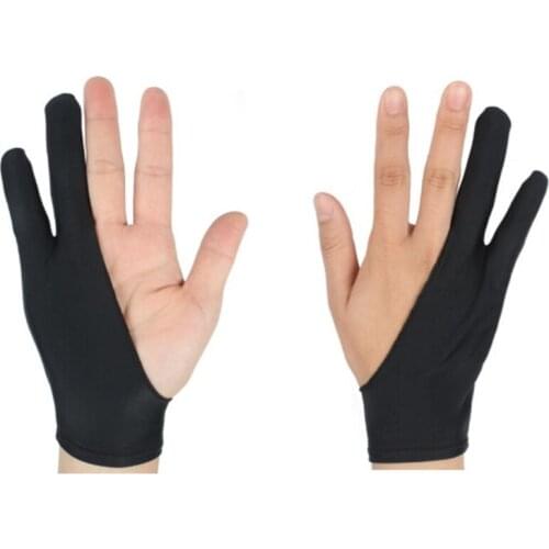 Drawing Left and Right Hands Can Wear Gloves, Wear-Resistant, Sweat-Absorbent, Anti-Fouling, Two-Finger Drawing, Unisex