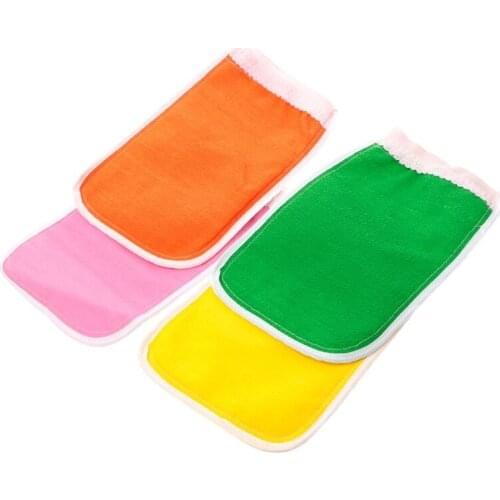 Drop Ship. Exfoliating Washing Shower Bath Gloves Back Scrub Body Massage Rubbing Towel