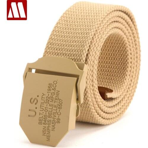 Hot Belts 110CM 140CM Military Canvas Belt For Mens And Woman US Buckle Belts Luxury Outdoor Sports Ceinture Jeans Casual Cintos