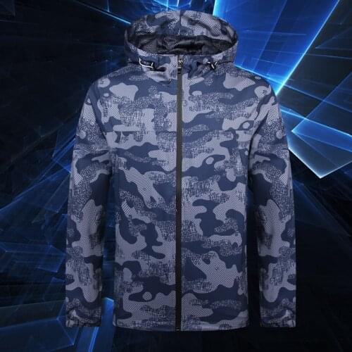 SEAHAING Mens Camouflage Jackets