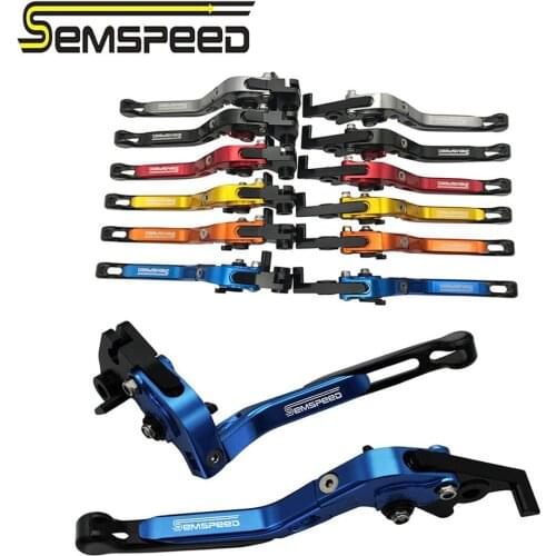 Semspeed Stretch Extendable Foldable Brake Clutch Lever For GSXR600 750 1000 GSX250R GSR750 TL1000S SFV650 GLADIUS 250 V-Strom