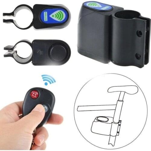 Remote Control Bicycle Wireless Alarm Mountain Bike Lock Vibration Alarm Security System Bicycle Anti-theft Device Accessories
