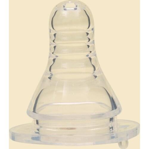 Transparent Baby Breast Feeding Nipple Kids Silicone Wide Caliber for Different Milk Bottle Pacifier Children Nipple