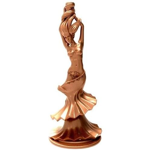 Dancing girl CNC Router relief model STL format 3D model artcam type3 cnc engraving M191