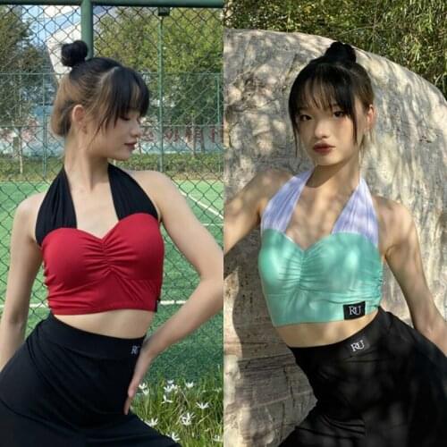 2021 Latin Dance Tops Women Sexy Costume Ballroom Practice Wear Summer Dancer Outfit Modern Dancewear Designer Clothes JL2859