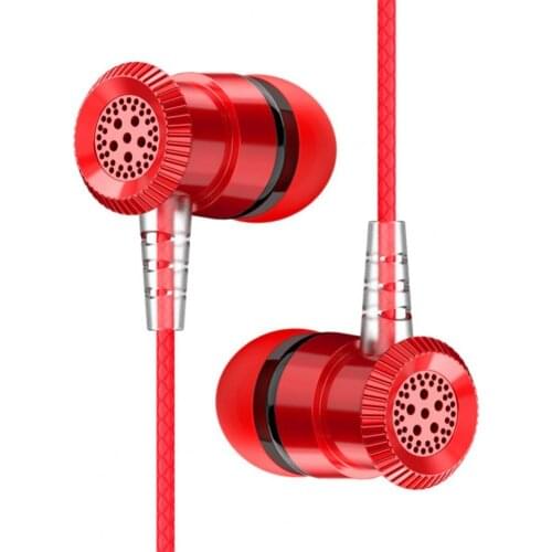 Universal In-ear Wired Stereo Bass Noise Reduction Music Earphone Headphone