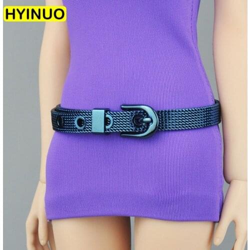 1/6 Scale CEN-S01 Metal Belt Women Fashion Belt Female Belt Metal Jewelry Playing Toy for 12" Action Figure Body Accessory