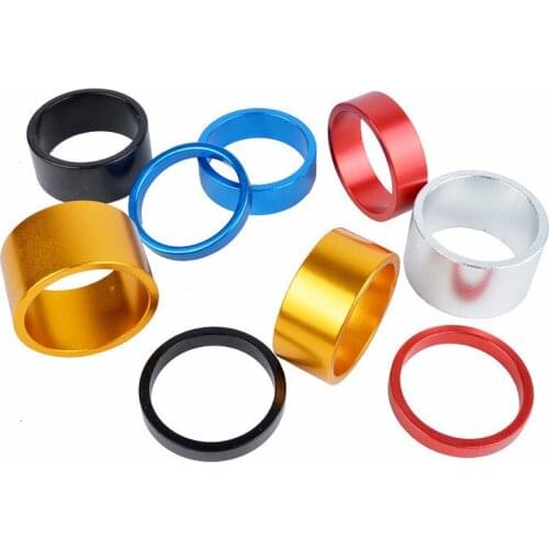 4pcs 5/10/15/20mm Bicycle Headset Stem Adjustment Spacer MTB Road Bike Front Fork Carbon Fiber Washer Bicycle Accessories
