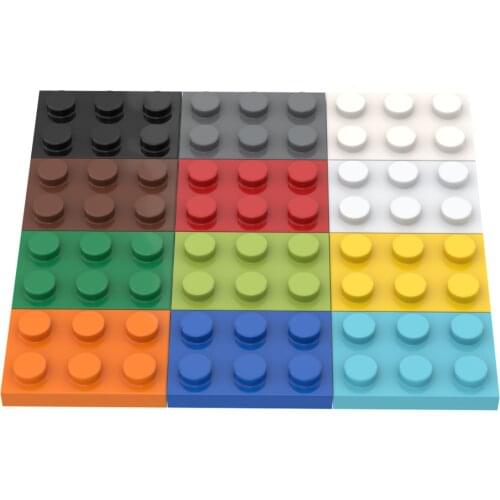 40PCS Plate 2*3 Building Blocks Compatible Major Brand Kids Toys 3021 Early Learning MOC Education Gifts