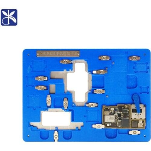 6 in 1 MiJing K31 mobile phone Mainboard maintenance fixture Hard disk CPU Baseband degumming for x xs xsmax 11 11pro 11pro max
