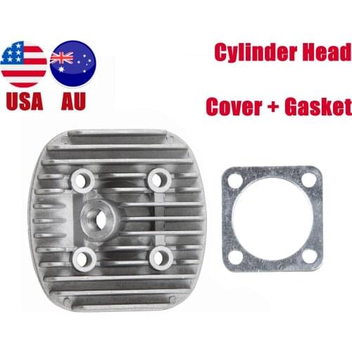 80cc Cylinder Head Cover & Gasket Set Fit for 66cc 80cc 2- Stroke Engine Motorized Bicycle Bike