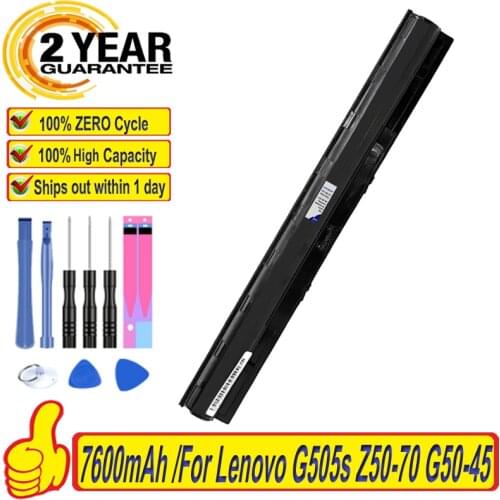 Top Brand 100% New L12m4e01 Laptop Battery for Lenovo G505s Z50-70 G50-45 G500s Ideapad Z710 L12L4A02 L12M4A02 L12M4E01 L12S4A02