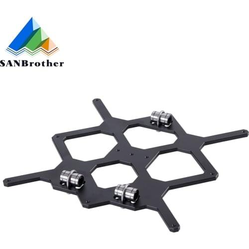 Prusa i3 MK3S Y carriage aluminum plate compatible with Voron Switchwire is optional Y Carriage