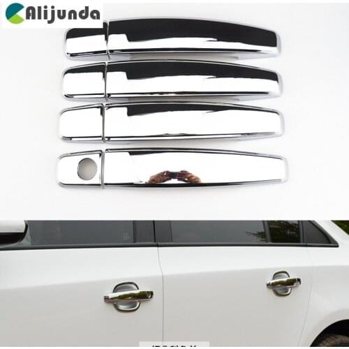 Car ABS trim Chromium Styling door handle cover sticker Exterior decoration products accessories,suitable for Chevrolet CRUZE