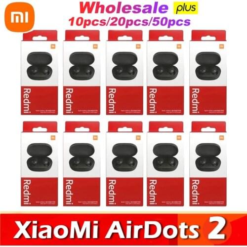 20 pieces/lot Xiaomi Redmi Airdots 2 TWS True Wireless Bluetooth Earphone Basic 2s Air2 SE Headset With Mic Handsfree Earbuds