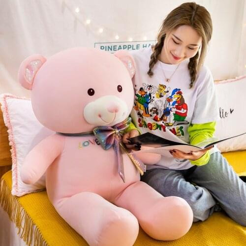 Large Teddy Bear Plush Toy Lovely Giant Bear Huge Stuffed Soft Animal Dolls Kids Toy Birthday Gift For Girlfriend Lover