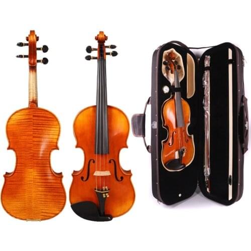 Yinfente 4/4 violin Handmade Stradivari model Violin bow case rosin Master #3018