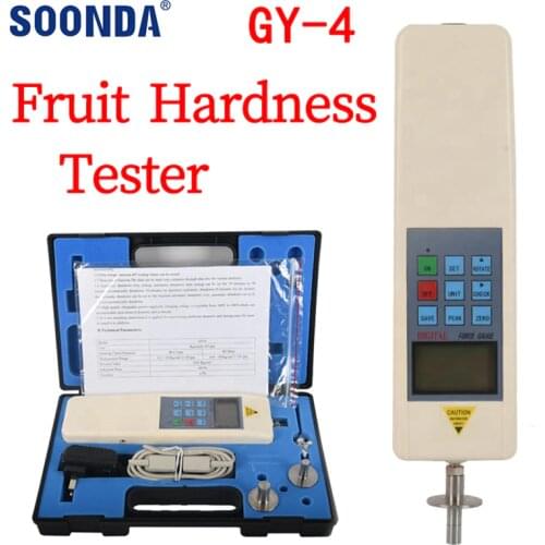 Gy-4 digital fruit hardness tester apple pear mango orange hardness measuring instrument fruit maturity analyzer high precision