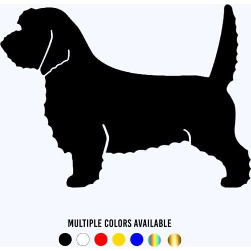 CK20425# Various Sizes Die-cut Vinyl Decal Basset-griffon Car Sticker Waterproof Auto Decors on Car Body Bumper Rear Window
