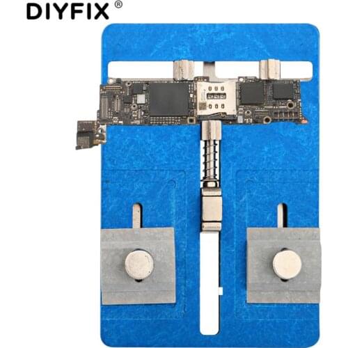 DIYFIX Universal Fixture For iPhone Android Motherboard Logicboard Repair Holder For Removing Gue BGA Chip Clamp Hand Tool
