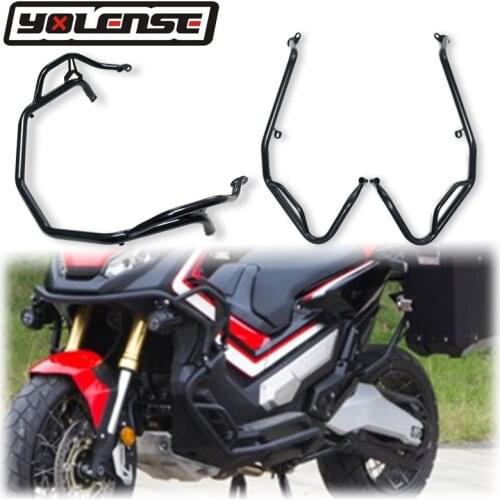 For HONDA X-ADV 750 XADV750 X-ADV750 XADV Upper + Lower Engine Guard Bumper Highway/Freeway Crash Bar Buffer Fuel Tank Protector