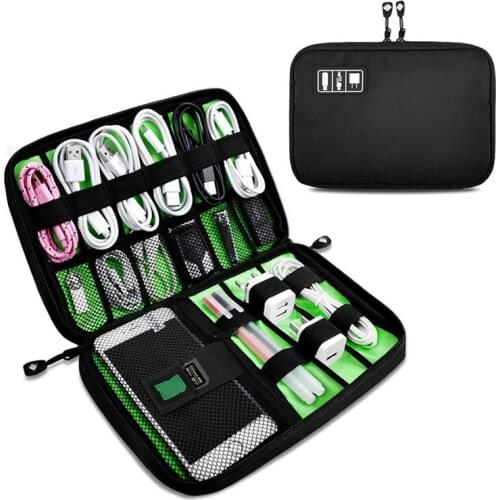 New Outdoor Activities Travel Cable Organizer System Kit Case Data Lines Backpack Tactical Bags Digital Gadget Devices Portable
